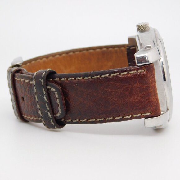 U.S.ARMY US/1002 Genuine Leather Quartz Analog Men's Watch New Battery - Picture 4 of 9